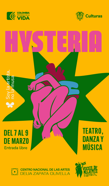 Hysteria en El Delia Centro Nacional de las Artes Delia Zapata Olivella