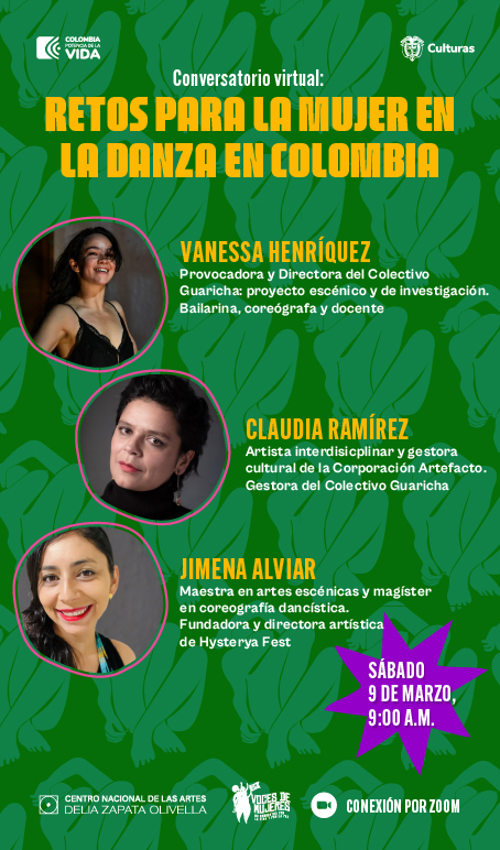 Conversatorio virtual: Retos para la mujer en la danza en Colombia